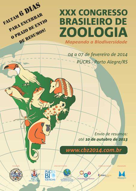 imagem do folder do trigssimo congresso brasilero de zoologia